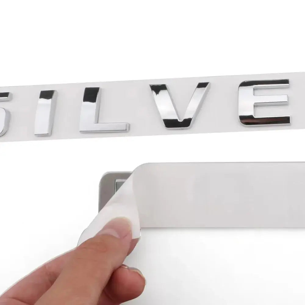 ABS Letters Emblem SILVERADO LTZ Applicable to Chevrolet Car Styling Fender Truck Badge Nameplate Logo Sticker Gm Service Guy