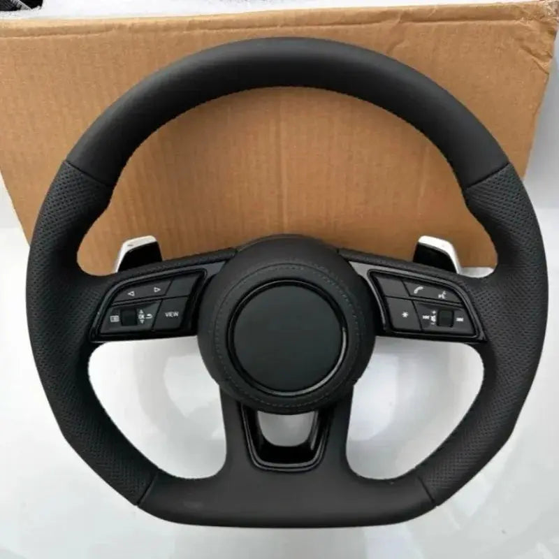 Customized Genuine Leather Car Steering Wheel  For Audi A1 8X A2 A3 Q3 Q5 Q2 A4 A5 A6 Steering Wheel Car Accessories Gm Service Guy