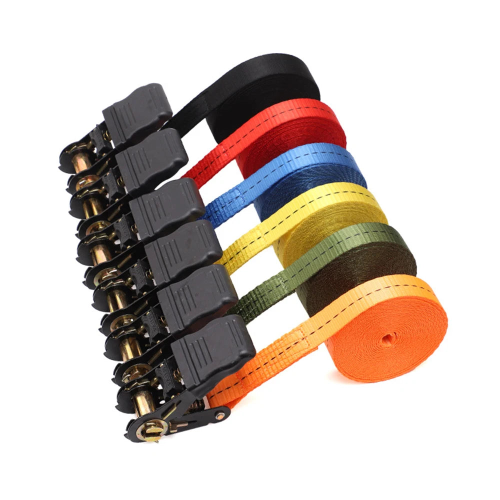 Gm Service Guy motorcycle luggage strap with ratchet binding rope, fasten belt and transport strap for secure cargo fastening