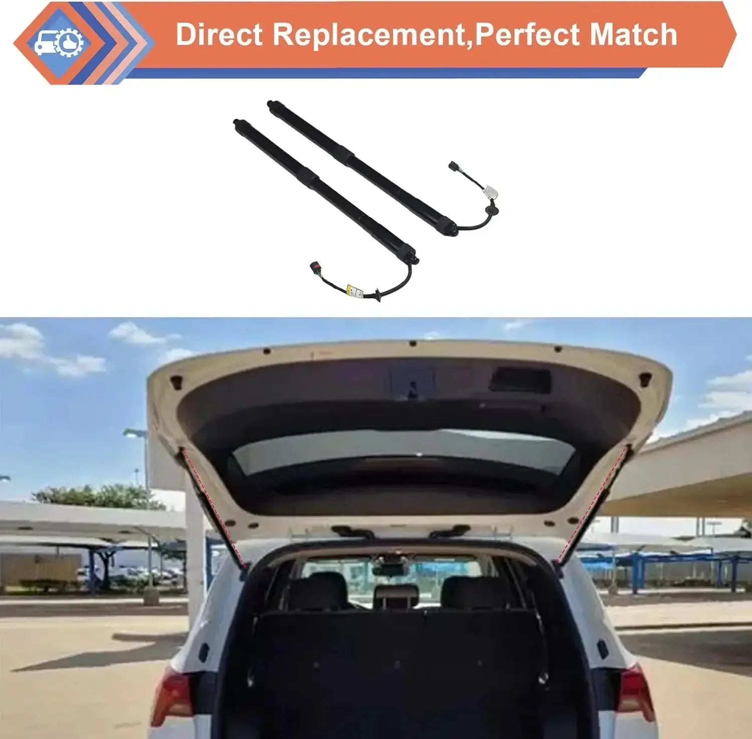 New High Quality 81771B8100  81780B8100  New Auto Parts Rear L+R Electric Tailgate Gas Strut for H-yundai Shengda 2013-2016 Gm Service Guy