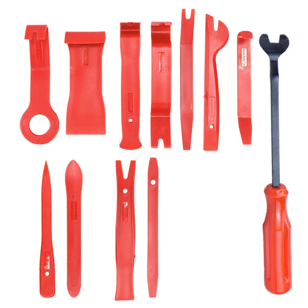 Car Interior Trim Removal Tool Kit — Non-Scratch Pry Tools for Door Clips, Fasteners, Dashboards & Audio Panels FanzyMarket