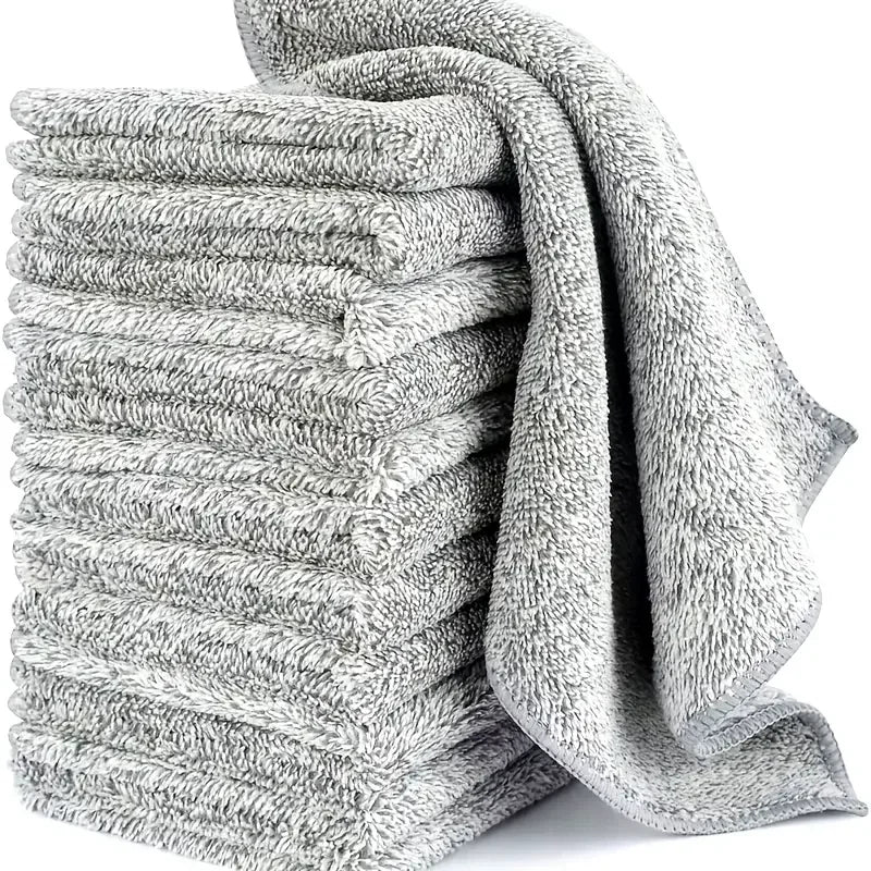 Thicken Microfiber Cleaning Cloths Lint Free Microfiber Cleaning Towel Cloths Reusable Cleaning Towels Absorbent for Car Window Econic Blanks