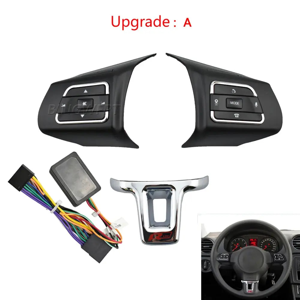 Car Steering Wheel Remote Wireless Control Button For Volkswagen Jetta 2013-2015 Polo 2011-2011 Multi-function Controller Switch Gm Service Guy