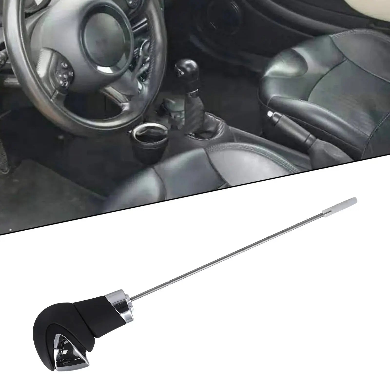 25167584237 Automatic \Leather \Gear \Shift \Lever Knob For MINI Cooper R56 R57 R58 R59 R60 R61 Replacement Car Interior Parts Gm Service Guy