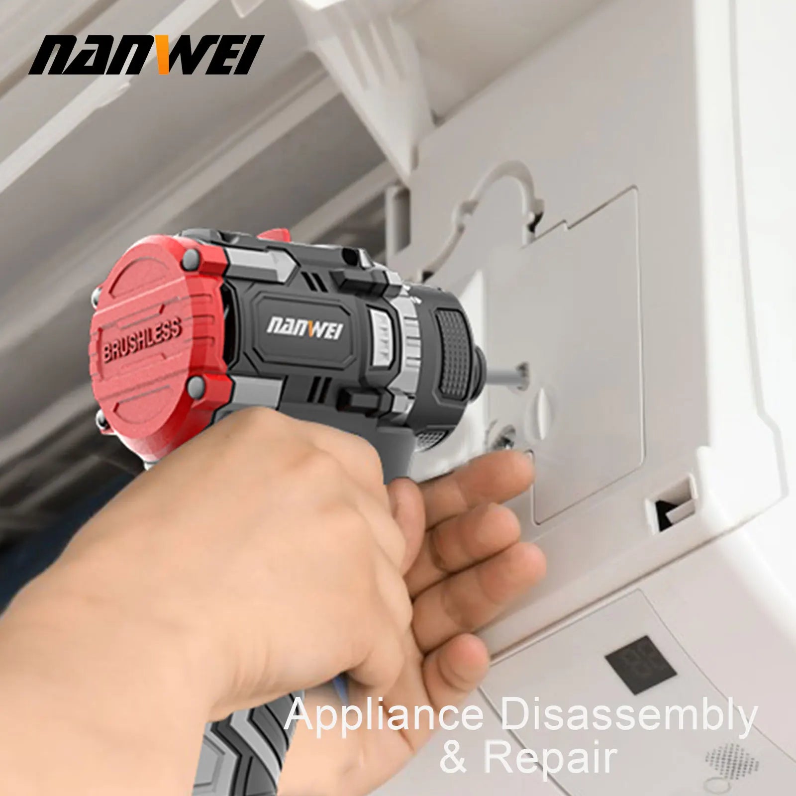 16.8V Lithium‑Ion Brushless Cordless Drill Driver - 2-Speed Handheld Screwdriver FanzyMarket