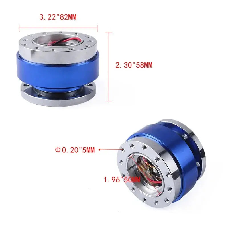 Universal Racing Steering Wheel 6 Hole Aluminum Car Quick Release Steering Wheel Snap Off Hub Adapter Boss Kit Car Accessories Gm Service Guy
