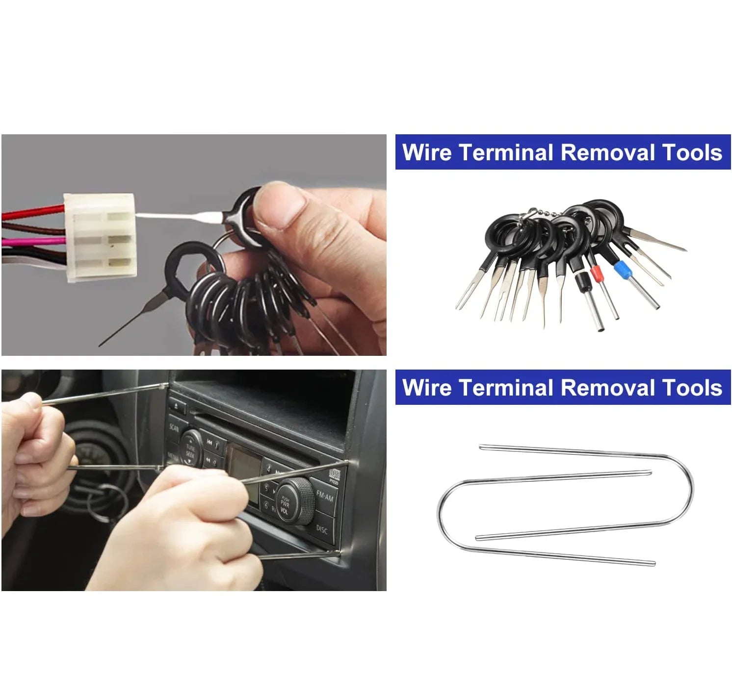 Car Trim Removal Tool Kit 5/11/41/161-Piece Auto Interior Door Panel Radio Stereo Dash Tools FanzyMarket