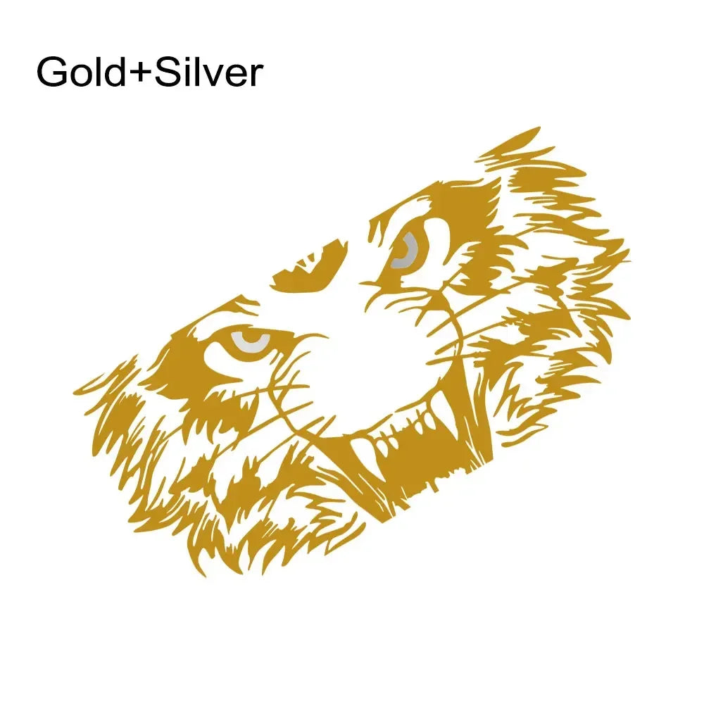 Tiger tailgate graphic decal for pickup trucks, suitable for Ford F-150, Toyota Hilux, Silverado, RAM, Isuzu D-Max, and more.