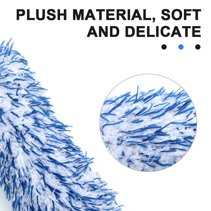 SEAMETAL Car Wheel Tire Rim Cleaning Brush Portable Plush Car Wheel Hub Brush Washing Tool Car Detailing Care Dust Removal Brush Econic Blanks