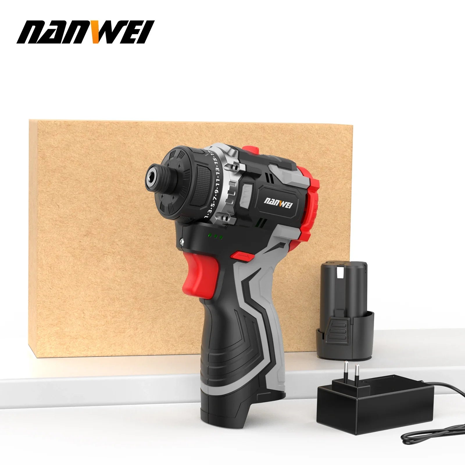 16.8V Lithium‑Ion Brushless Cordless Drill Driver - 2-Speed Handheld Screwdriver FanzyMarket