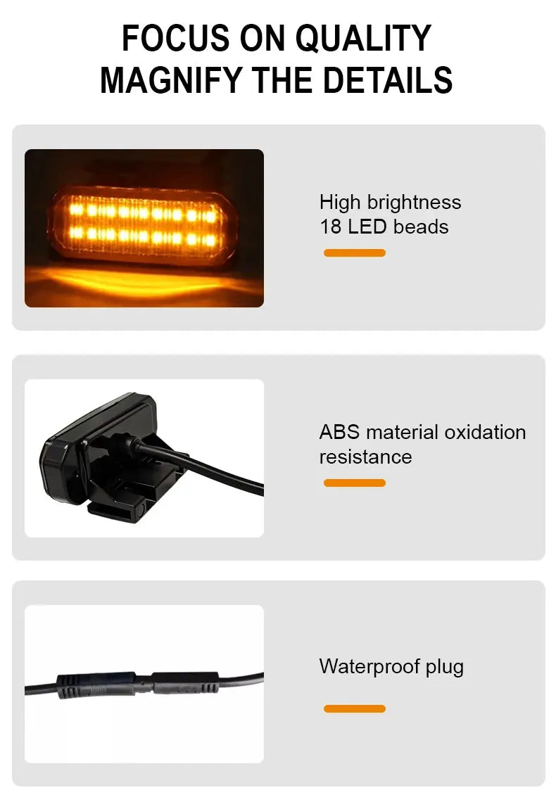 FOR GMC Sierra Specialized center grid small yellow light Front Grille Lights LED Decorative Warning Light Pickup 12V ﻿ Gm Service Guy