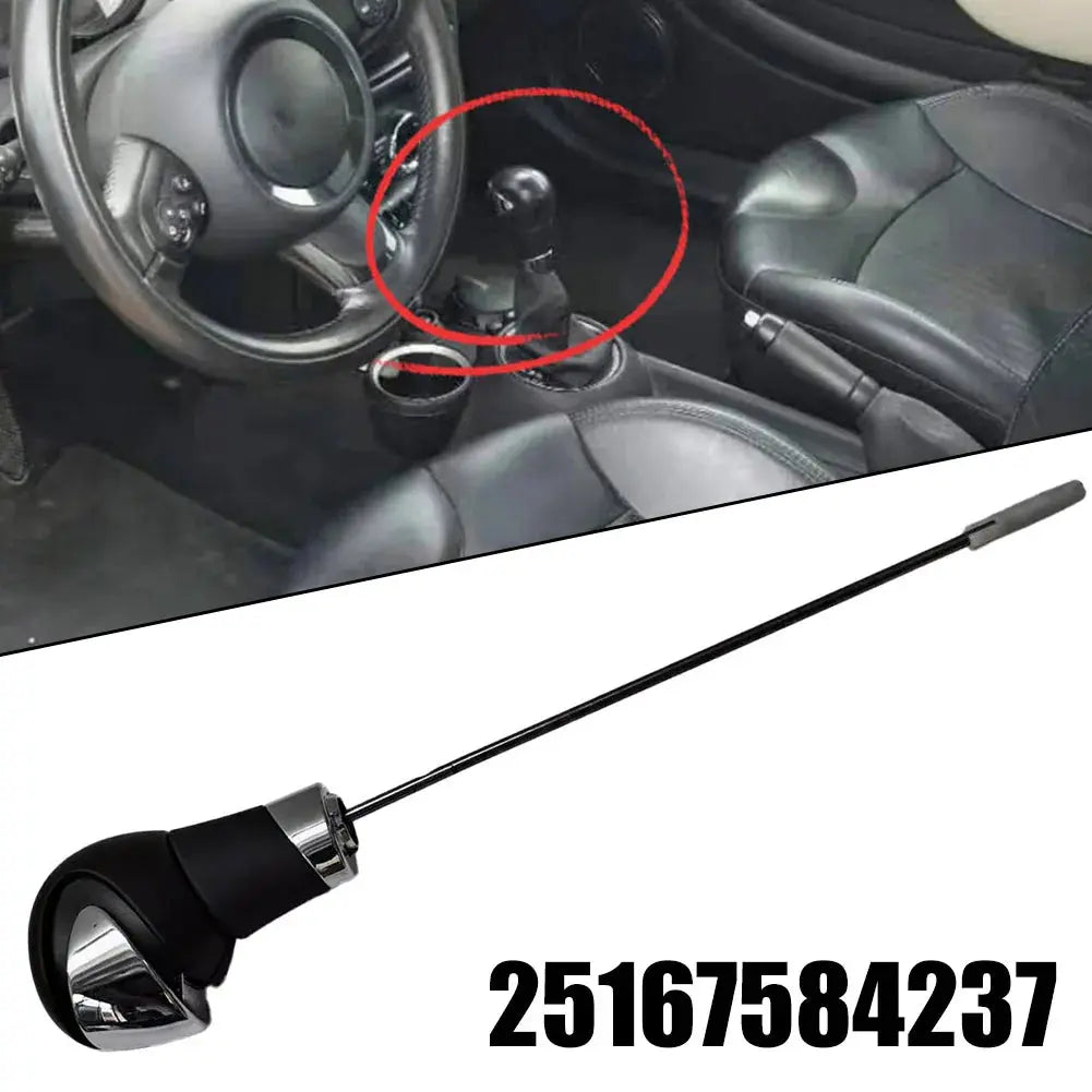 25167584237 Automatic \Leather \Gear \Shift \Lever Knob For MINI Cooper R56 R57 R58 R59 R60 R61 Replacement Car Interior Parts Gm Service Guy