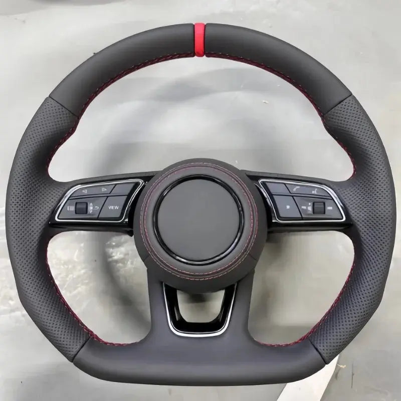 Customized Genuine Leather Car Steering Wheel  For Audi A1 8X A2 A3 Q3 Q5 Q2 A4 A5 A6 Steering Wheel Car Accessories Gm Service Guy