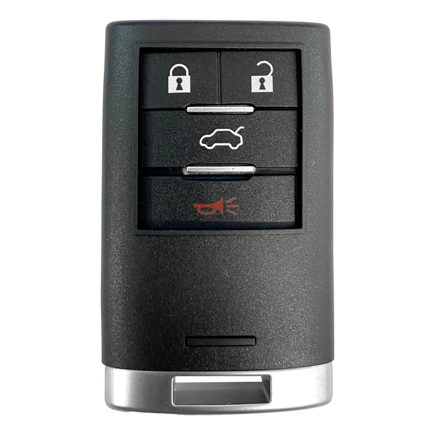 Best Key Supply Cadillac 4 Button Smart Key Replacement Shell For M3N5WY7777A | Aftermarket