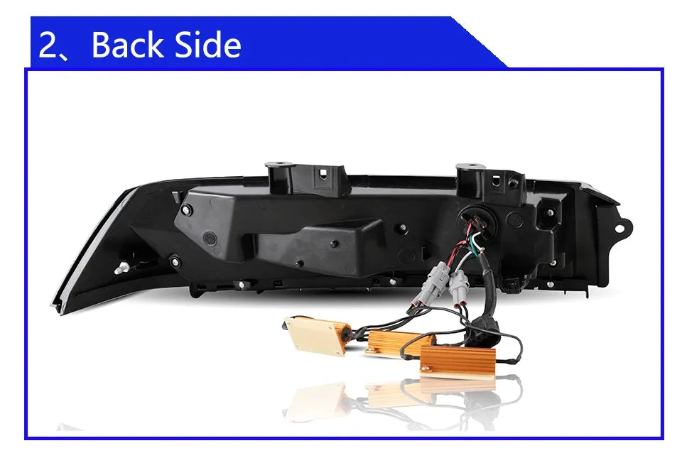 Chevrolet Camaro 2014-2020 rear LED taillights assembly with blink and turn signals, upgrade car accessories by Gm Service Guy