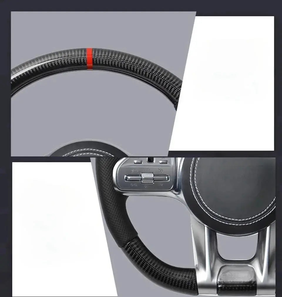 Customized Genuine Leather Car Steering Wheel  For Audi A1 8X A2 A3 Q3 Q5 Q2 A4 A5 A6 Steering Wheel Car Accessories Gm Service Guy