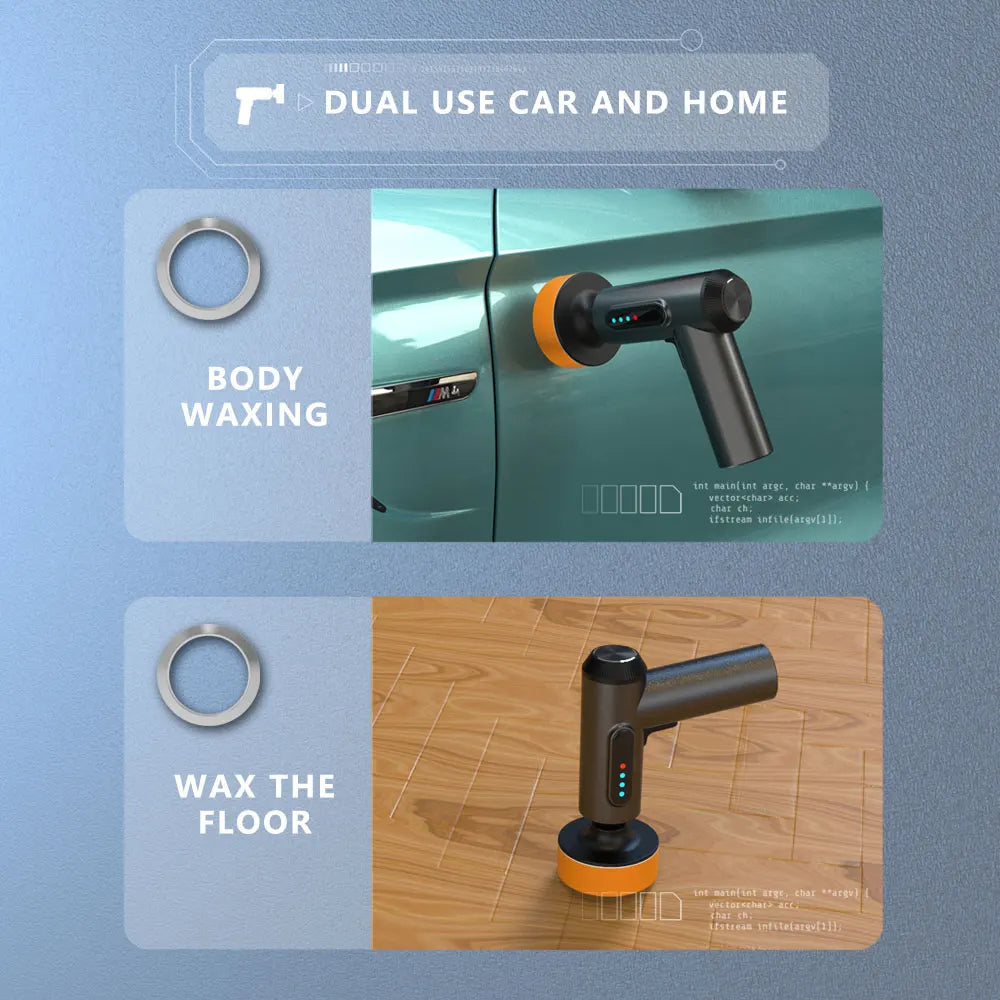 Car Polishing Sanding Machine Wireless Car Paint Scratch Repair Windscreen Glass Oil Film Remove Machine Leather Care Econic Blanks