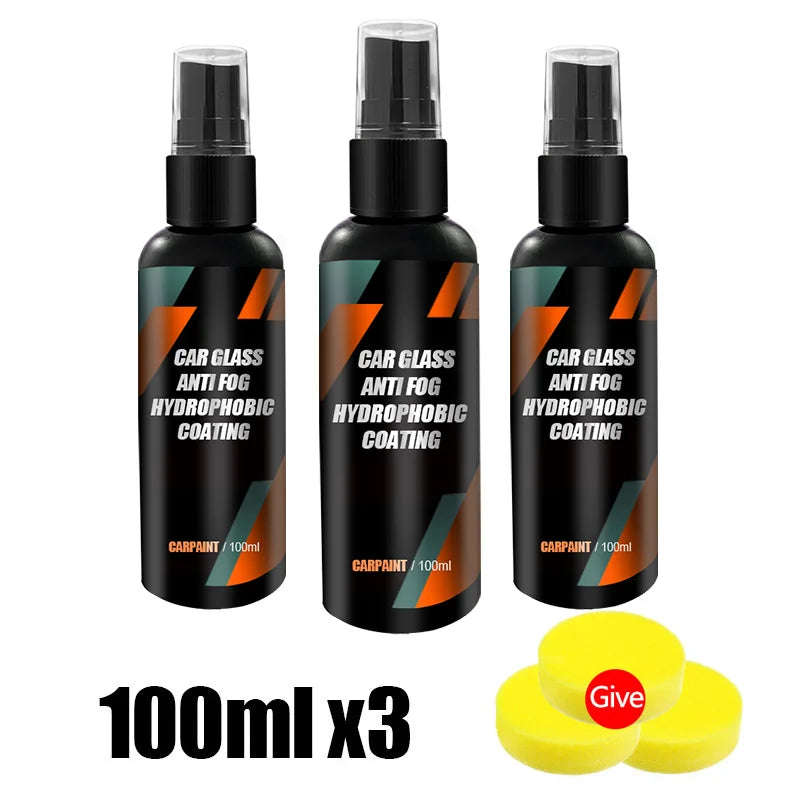 Water Repellent Spray Anti Rain Coating For Car Glass Hydrophobic Anti-rain Car Liquid Windshield Mirror Mask Auto Polish Kit Econic Blanks