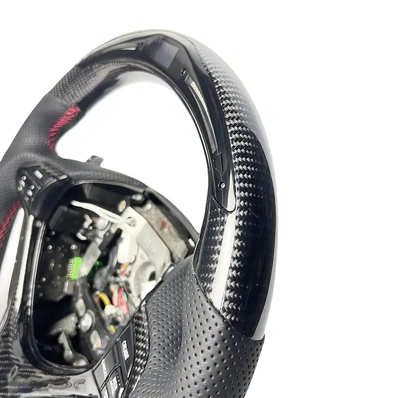 LED Genuine leather carbon fiber steering wheel suitable for Honda Accord CU2 SPIRIOR 2008-2017 series Gm Service Guy