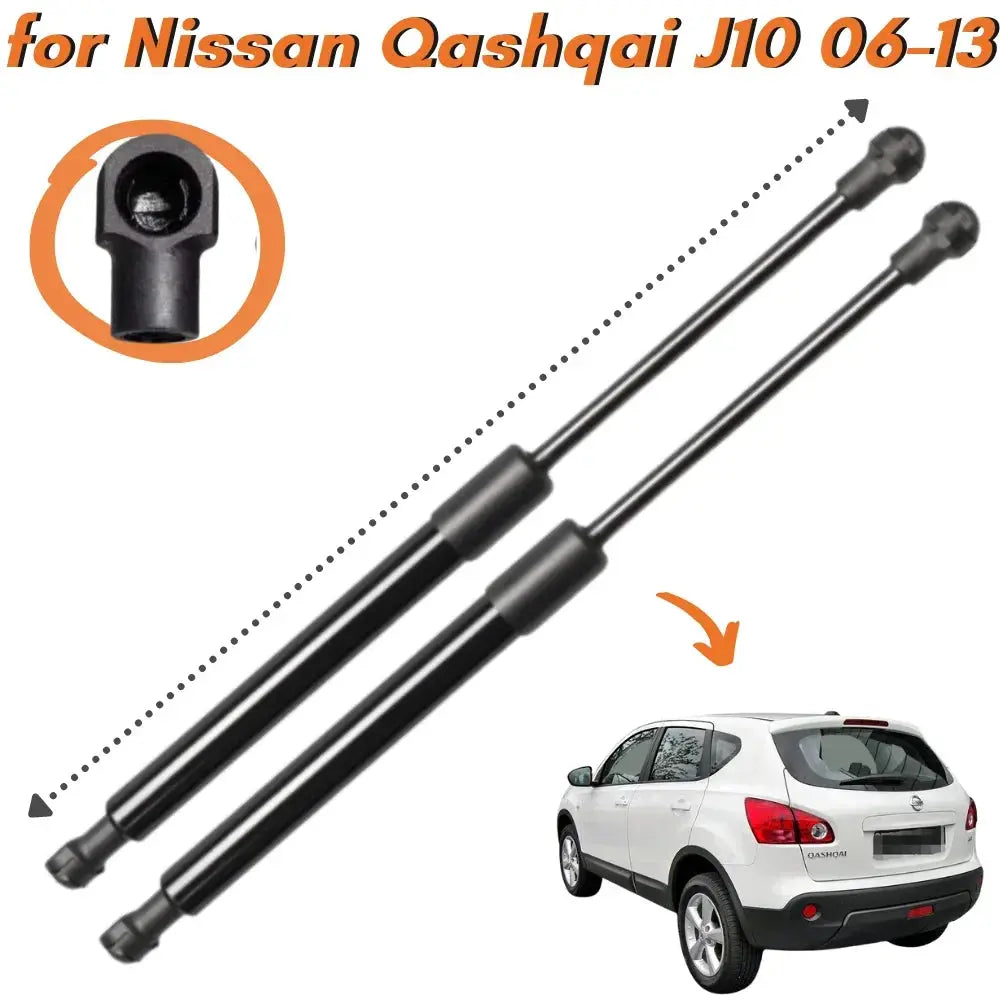 Qty(2) Trunk Struts for Nissan Qashqai J10 for Nissan Dualis SUV 2006-2013 Lift Support Gas Spring Tailgate Rear Shock Absorber Gm Service Guy