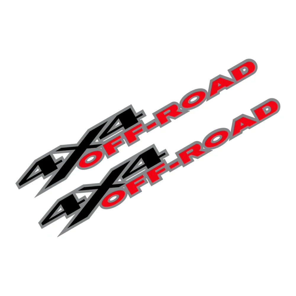 4x4 off-road graphic decal set for Ford F-150, Silverado, Sierra, RAM, Dmax trucks, vinyl stickers for vehicle customization