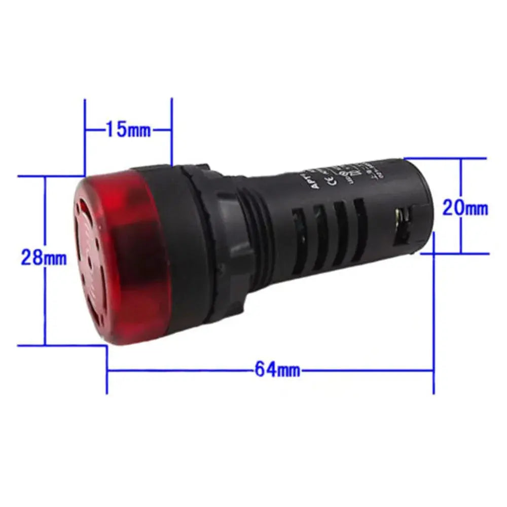 Intermittent sound and flash sound and light buzzer ED16-22SM alarm device 22MM 12V 24V 220V Gm Service Guy
