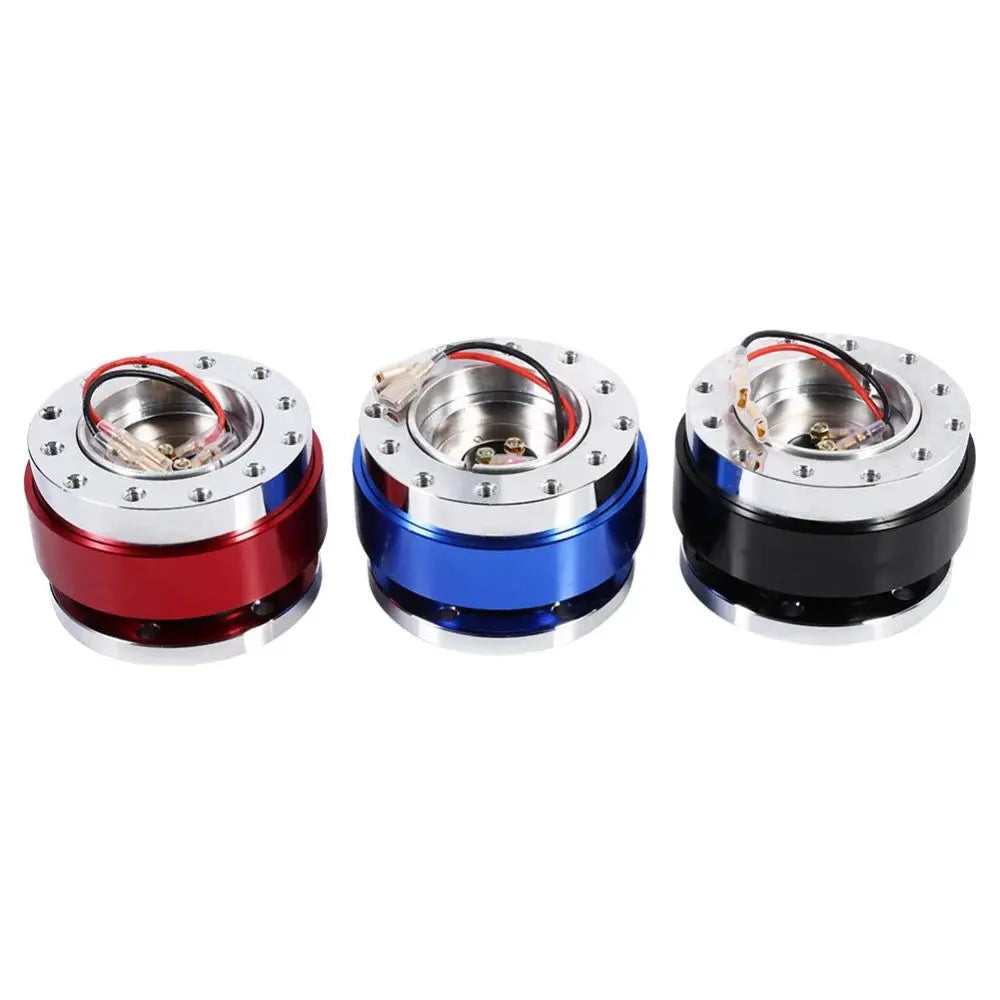 Universal Racing Steering Wheel 6 Hole Aluminum Car Quick Release Steering Wheel Snap Off Hub Adapter Boss Kit Car Accessories Gm Service Guy