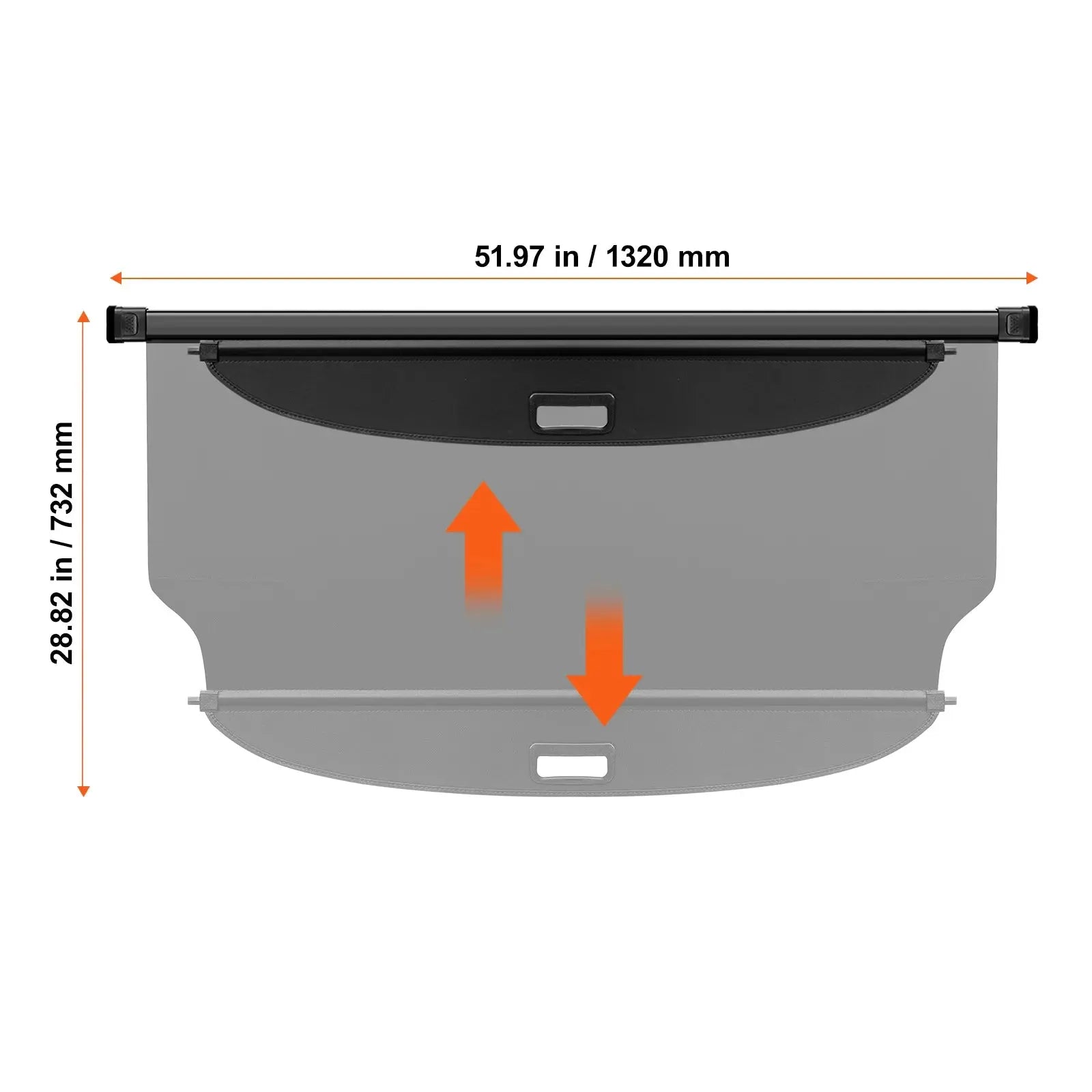 SucceBuy Retractable Cargo Cover Upgraded Waterproof Trunk Cover Security Shield Shade for Mazda CX-5 2017-2024 Rear Trunk Cover Gm Service Guy