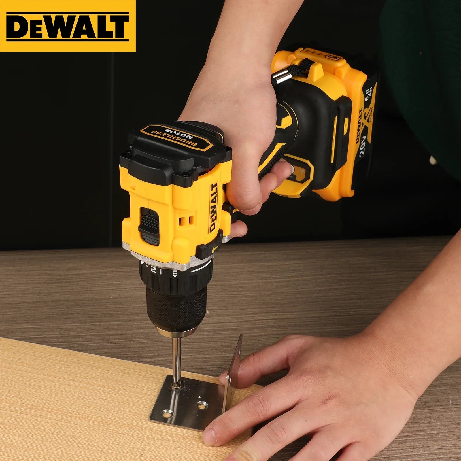 20V Max Brushless Cordless Impact Driver Multi-Function Electric Screwdriver Hand Drill FanzyMarket