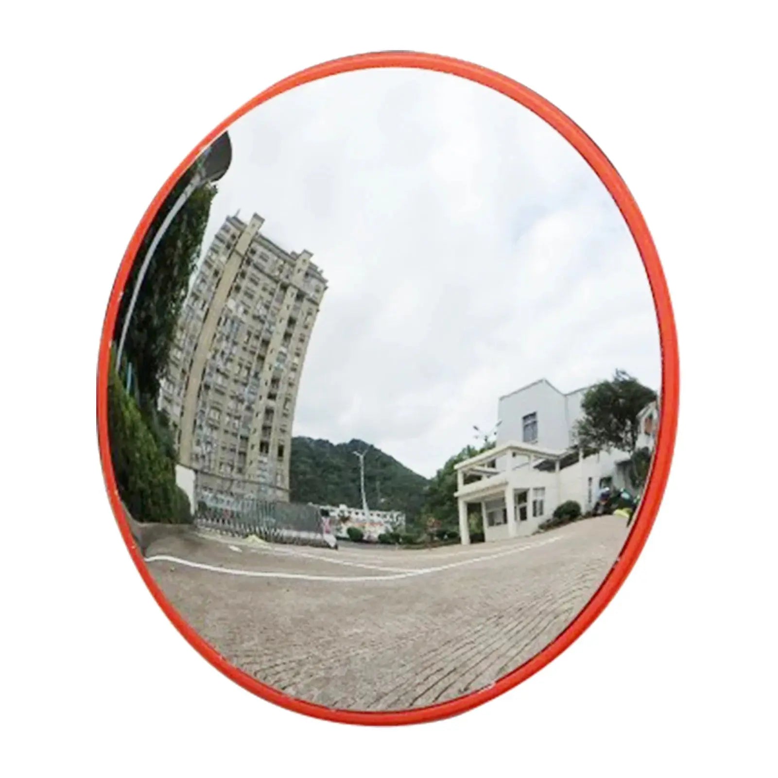 Convex Mirror Outdoor 11.8in Road Safety Convex Mirror Adjustable Parking Garage Round Convex Traffic Mirror Fish Eye Mirror Gm Service Guy