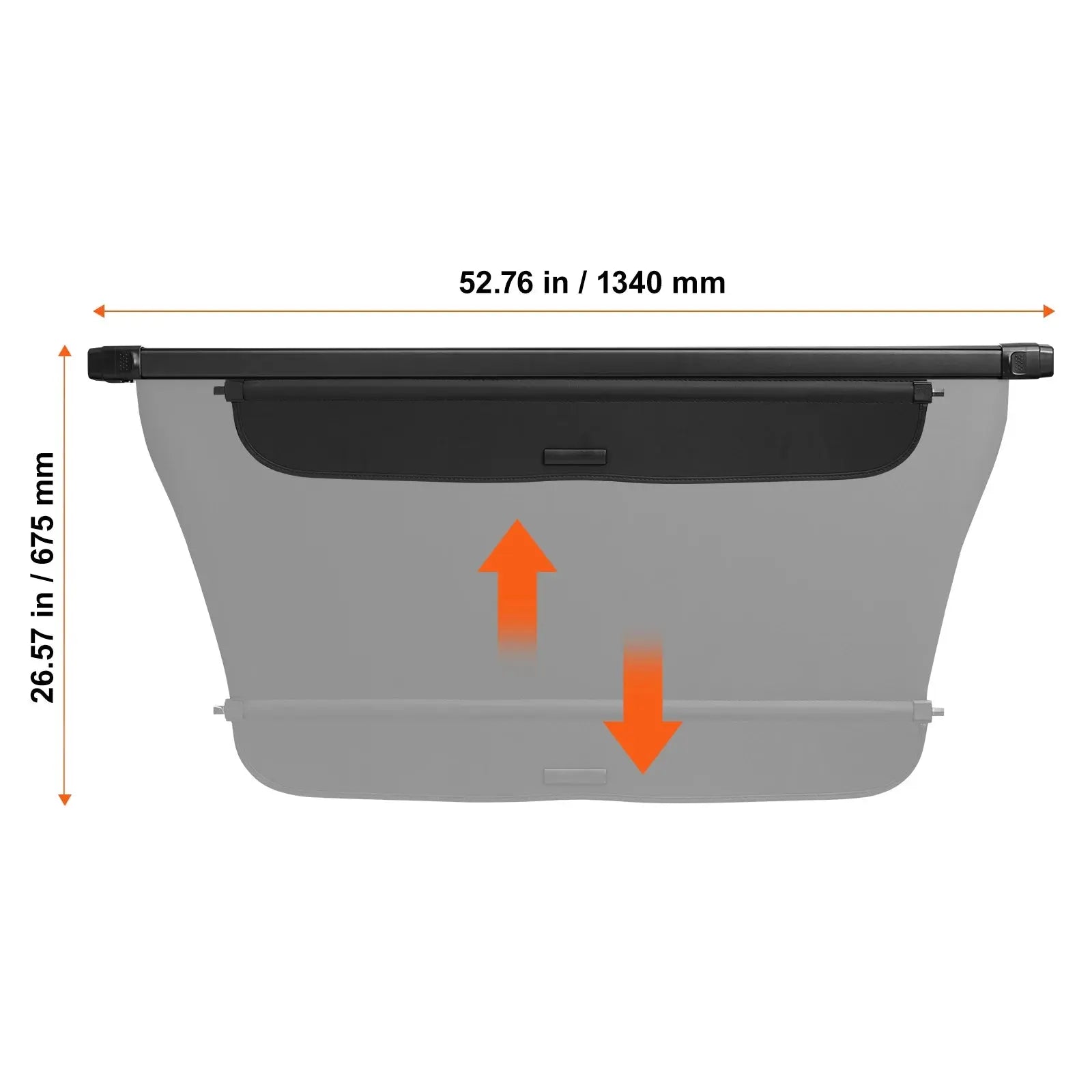 SucceBuy Retractable Cargo Cover Upgraded Waterproof Trunk Cover Security Shield Shade for Mazda CX-5 2017-2024 Rear Trunk Cover Gm Service Guy