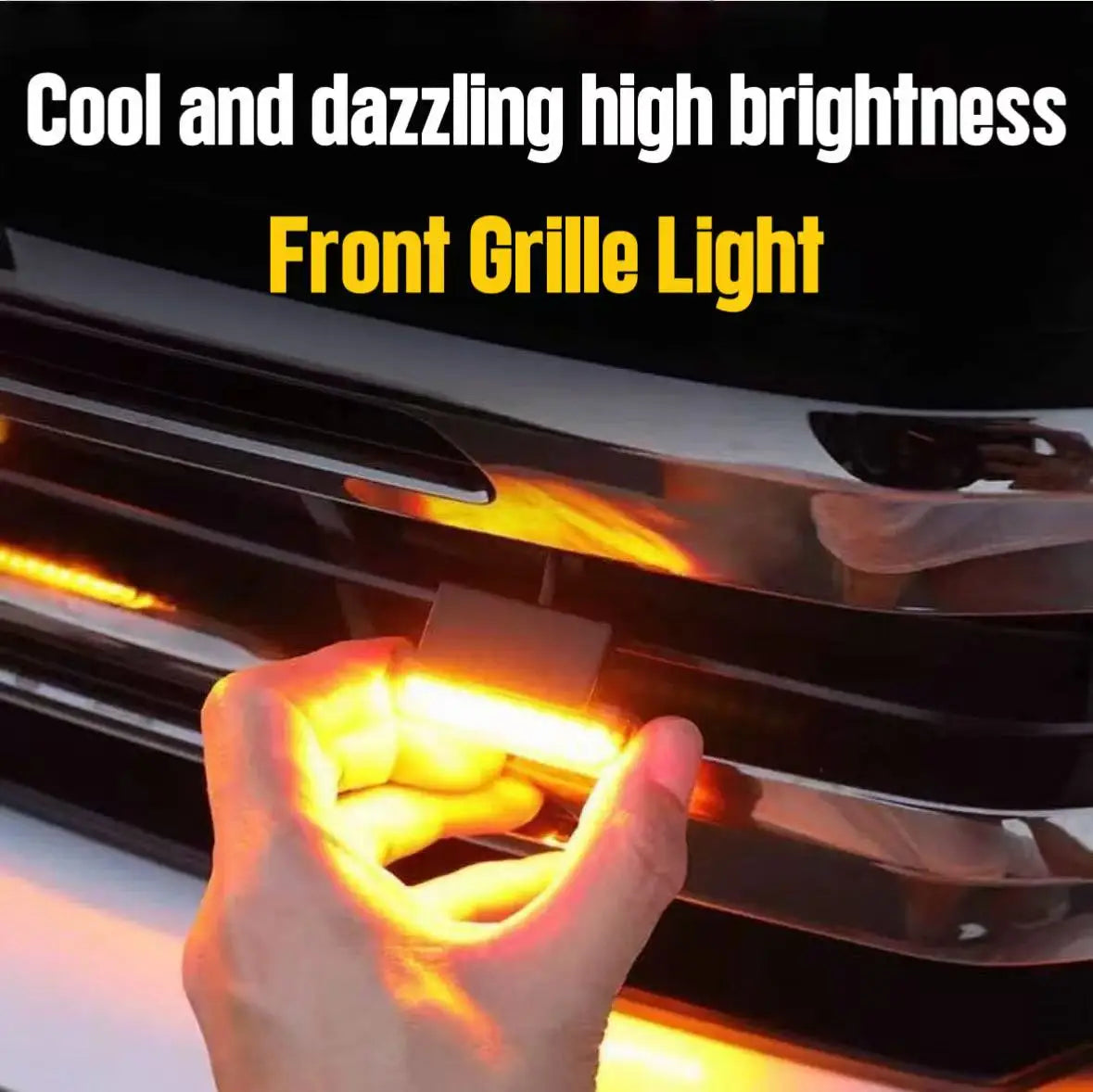 Chevrolet Silverado 2018 LED front grille light by Gm Service Guy, daytime running and signal lamps on vehicle grille.