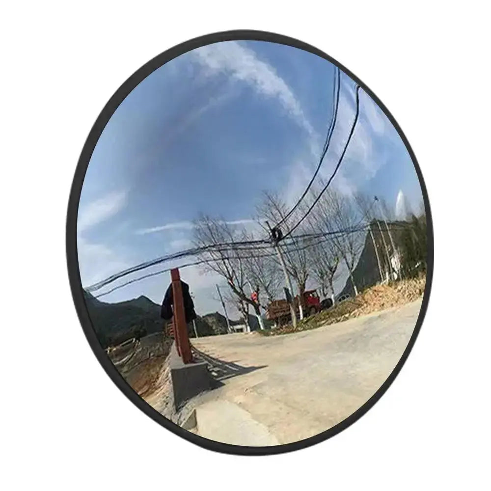 Convex Mirror Outdoor 11.8in Road Safety Convex Mirror Adjustable Parking Garage Round Convex Traffic Mirror Fish Eye Mirror Gm Service Guy