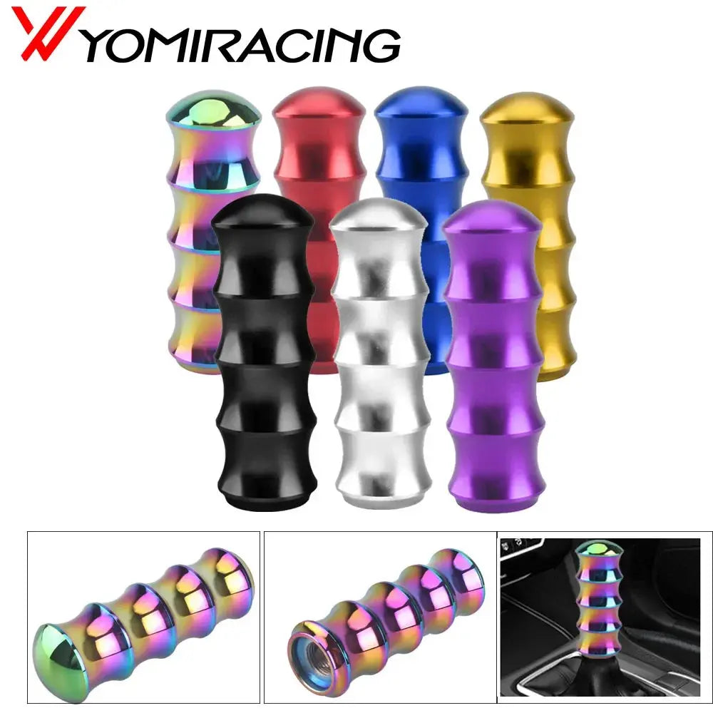 Auto Universal round gear head Aluminum alloy 8 Color wave club head racing gear shift head knob handle personality hot Gm Service Guy