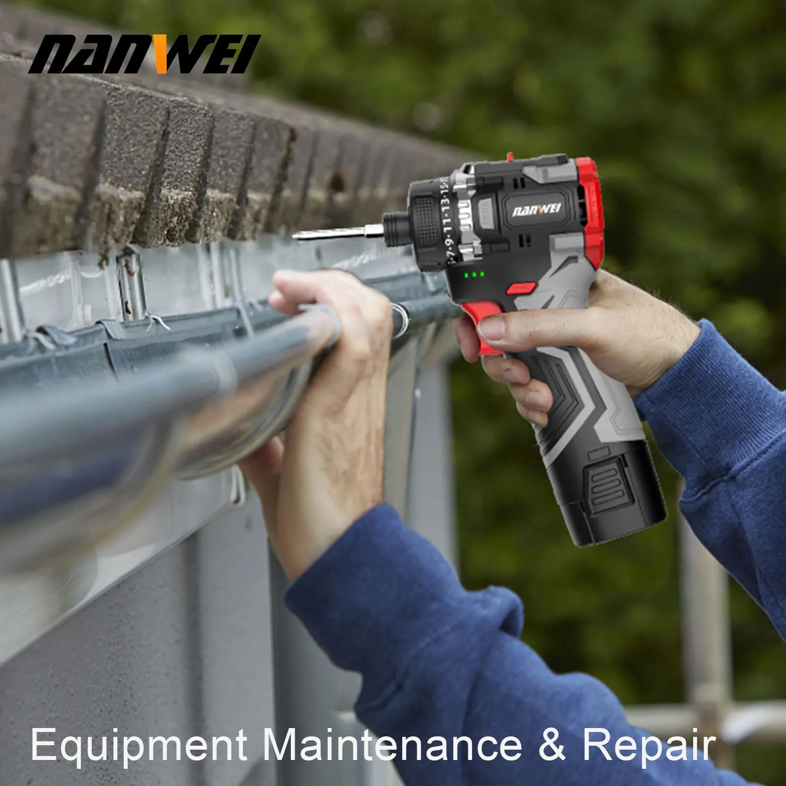 16.8V Lithium‑Ion Brushless Cordless Drill Driver - 2-Speed Handheld Screwdriver FanzyMarket