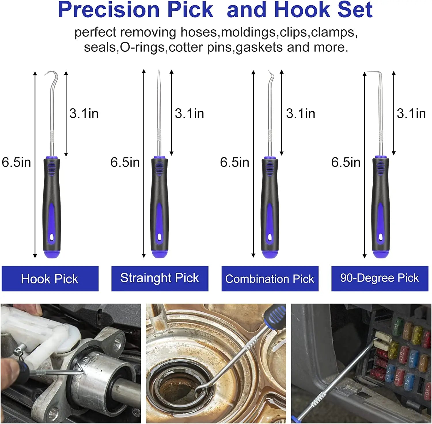 Car Trim Removal Tool Kit 5/11/41/161-Piece Auto Interior Door Panel Radio Stereo Dash Tools FanzyMarket