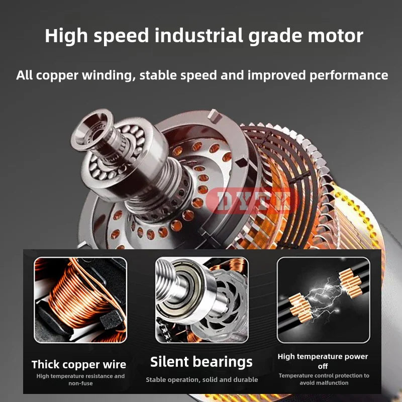 18V Cordless Electric Screwdriver & Rechargeable Hand Drill — Brushless Motor Multifunctional Tool FanzyMarket