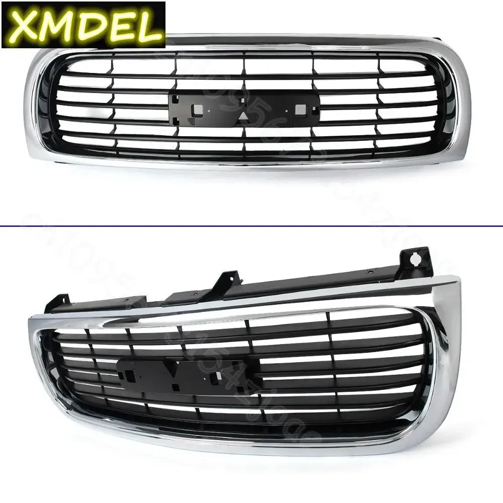 for GMC Sierra 1500 1999-2002 Glossy Black Front Hood Grills Front Bumper Upper Grille Radiator Mesh Grill Racing Grills Gm Service Guy