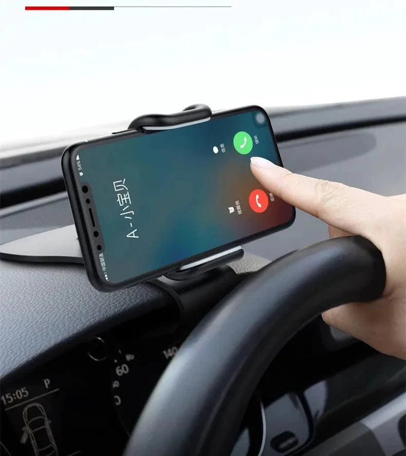 360 Rotatable Car Phone Holder Universal Cell Phone Stands Car Rack Dashboard Support for Auto Grip Mobile Phone Fixed Bracket MANDOTOS