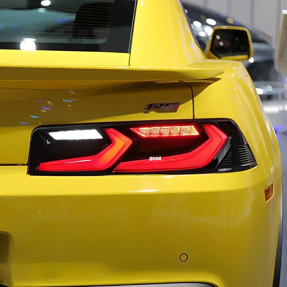 Chevrolet Camaro 2014-2020 rear LED taillights assembly with turn signals, upgrade auto back lamps, GM Service Guy accessory