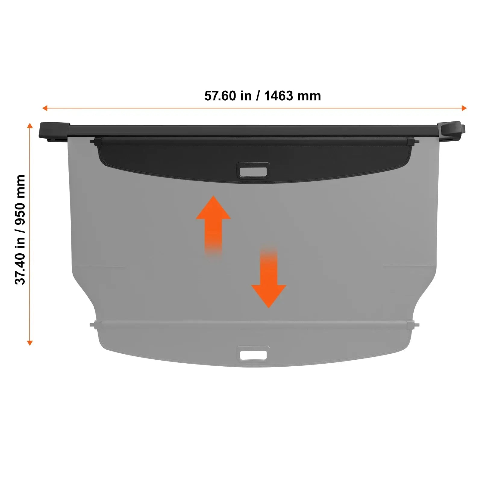 SucceBuy Retractable Cargo Cover Upgraded Waterproof Trunk Cover Security Shield Shade for Mazda CX-5 2017-2024 Rear Trunk Cover Gm Service Guy