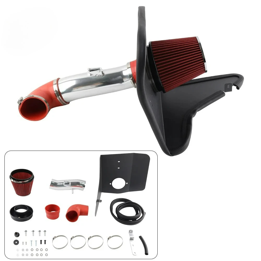 Gm Service Guy cold air intake induction kit with heat shield and filter for 2012-2015 Chevrolet Camaro 3.6L V6, manual and automatic transmission