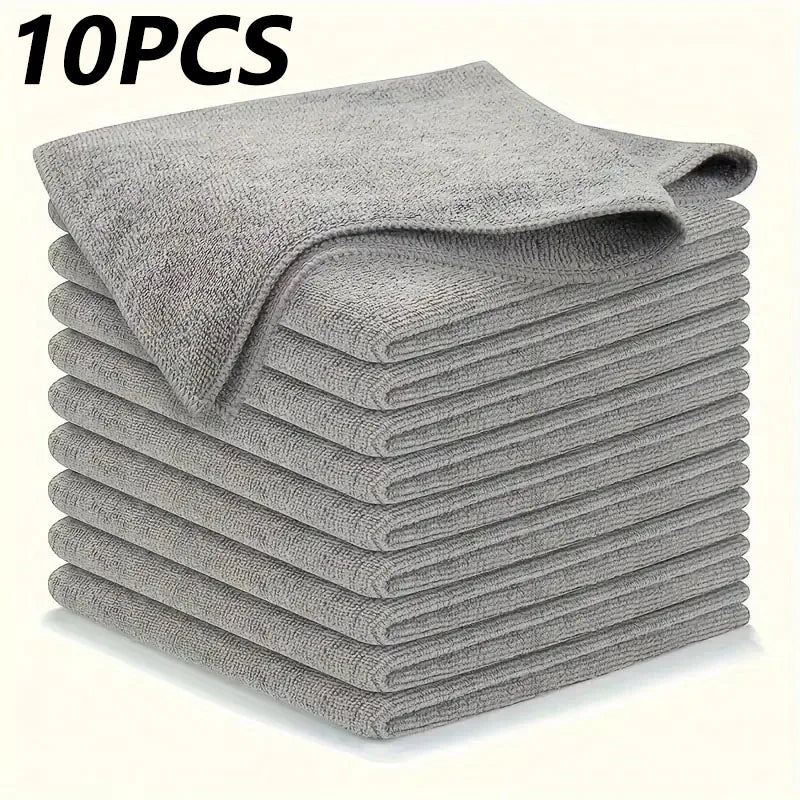 Thicken Microfiber Cleaning Cloths Lint Free Microfiber Cleaning Towel Cloths Reusable Cleaning Towels Absorbent for Car Window Econic Blanks