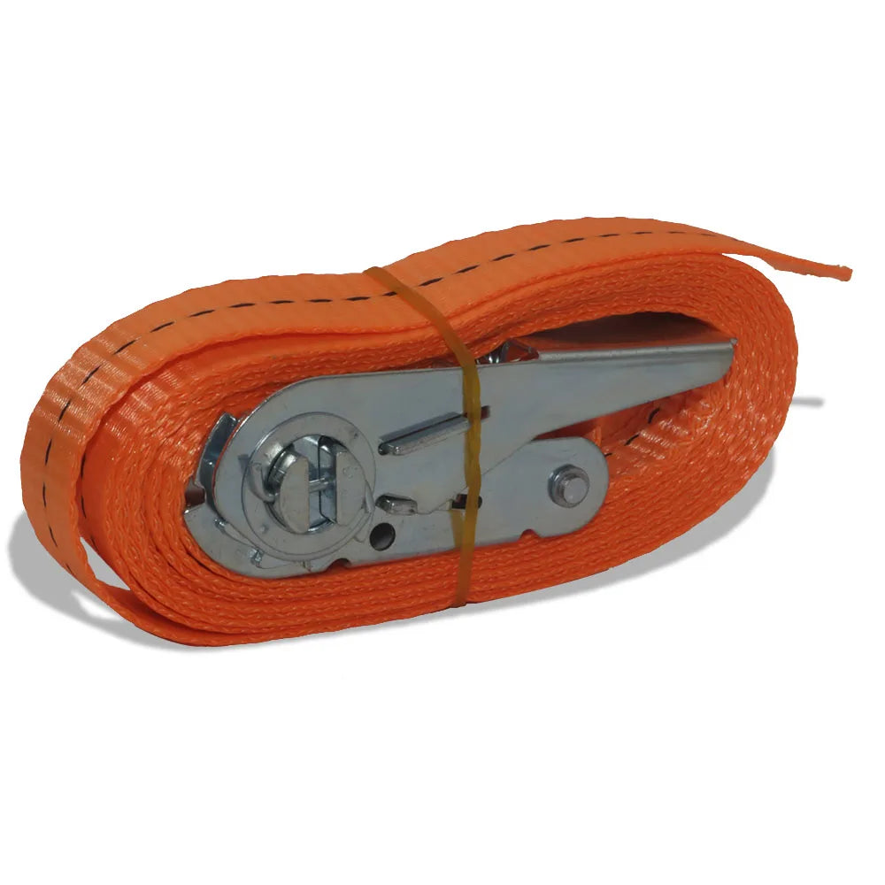 Gm Service Guy ratchet binding strap for motorcycle luggage, 3m x 2.5cm, durable fasten belt for secure transport and cargo binding.