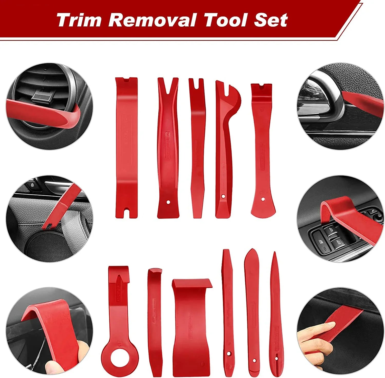 Car Trim Removal Tool Kit 5/11/41/161-Piece Auto Interior Door Panel Radio Stereo Dash Tools FanzyMarket