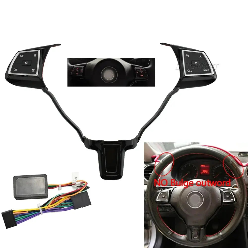 Car Steering Wheel Remote Wireless Control Button For Volkswagen Jetta 2013-2015 Polo 2011-2011 Multi-function Controller Switch Gm Service Guy