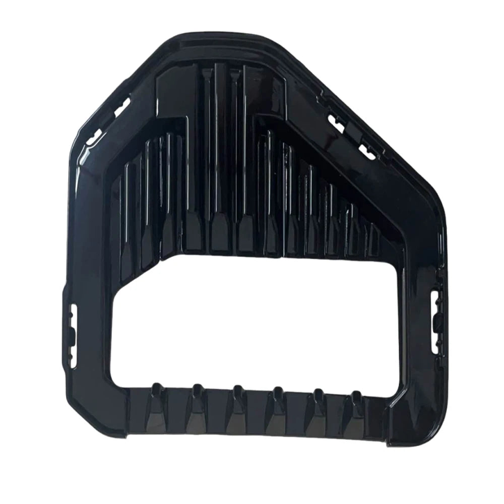 Gloss black front bumper fog light cover grille for GMC Sierra 1500 left or right side, 2019-2022, by GM Service Guy.
