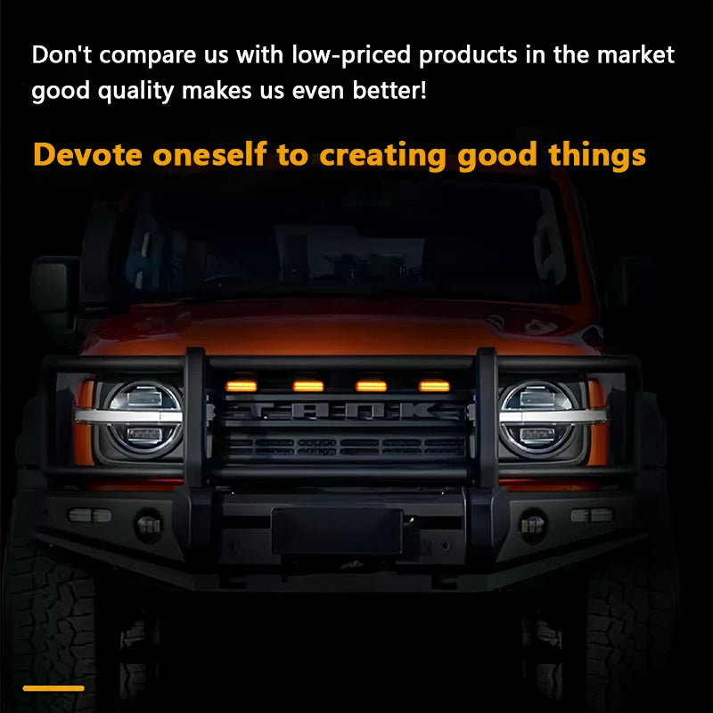 Chevrolet Silverado 2018 LED front grille light by Gm Service Guy, daytime running and signal lamp for auto accessories.