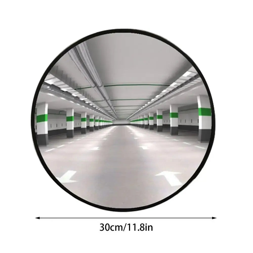 Convex Mirror Outdoor 11.8in Road Safety Convex Mirror Adjustable Parking Garage Round Convex Traffic Mirror Fish Eye Mirror Gm Service Guy