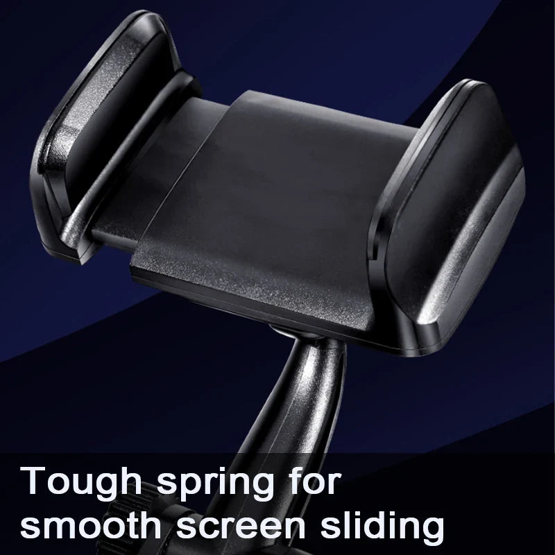 SEAMETAL Rearview Mirror Phone Holder for Car Free Rotation Adjustment Phone Mount Stable Gripper Smartphone Navigation Bracket Econic Blanks
